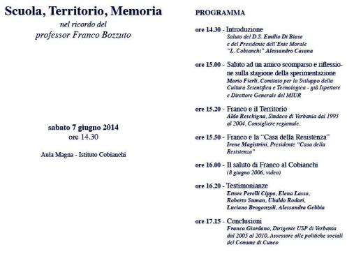 Ricordo Franco Bozzuto