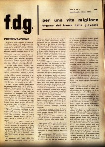 f. d. g. per una vita migliore (ottobre)